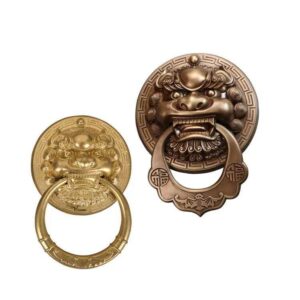 Twin Pack Antique Dragon Knockers