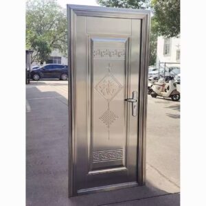 Embossed Stainless Steel Security Door